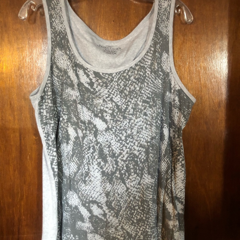 Snake print tank